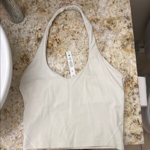 Lululemon Athletica Beige Halter Top